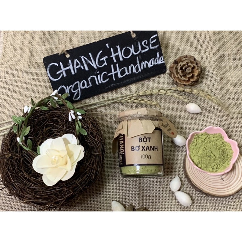 100g Bột Bơ Xanh Nguyên Chất Handmade Dùng Đắp Mặt Nạ Dưỡng Trắng Da , Ngăn Ngừa Lão Hoá Hiệu Quả