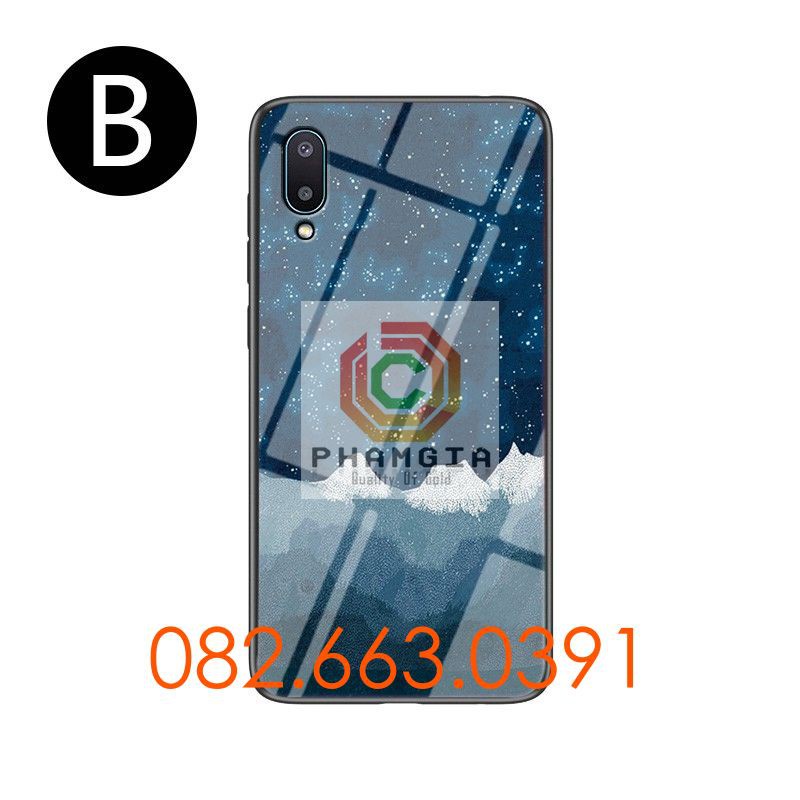 Ốp lưng ép kính Samsung A02 hình vũ trụ siêu đẹp