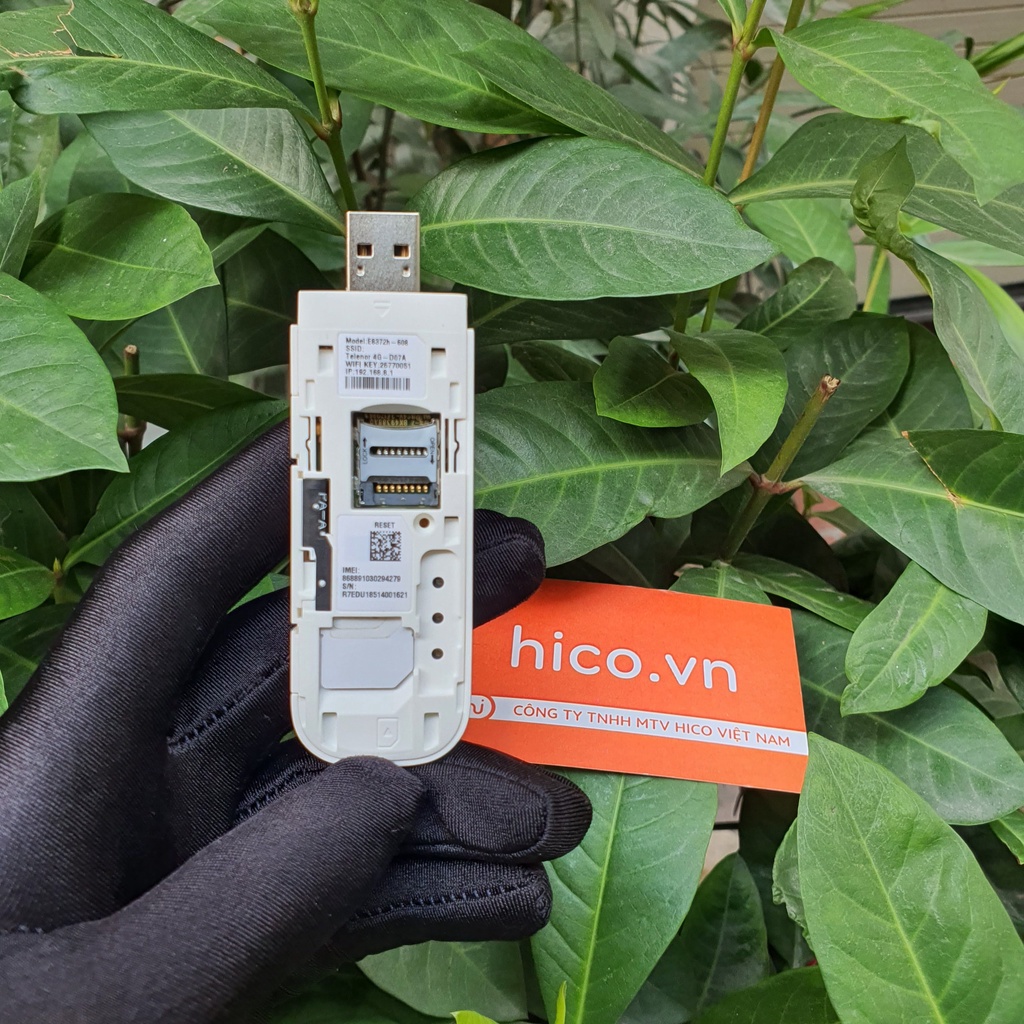 Dcom phát wifi, Usb phát wifi Huawei E8372 4g tốc độ 150Mbps – dùng đa mạng, hỗ trợ 10 thiết bị kết nối mạng cùng lúc