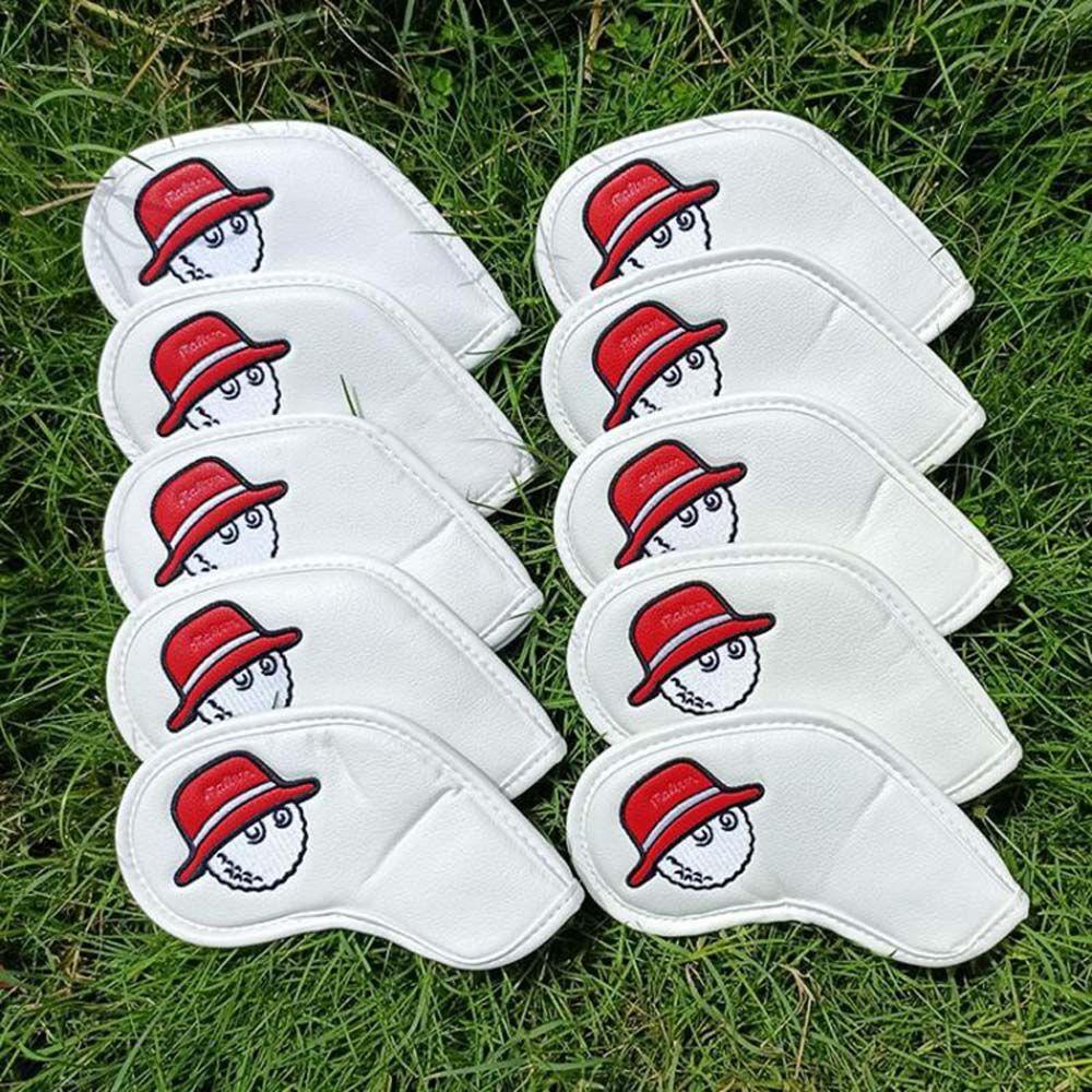 Vỏ Bọc Bảo Vệ Đầu Gậy Đánh Golf Bằng Sắt Malbon Thêu Số Tiện Dụng