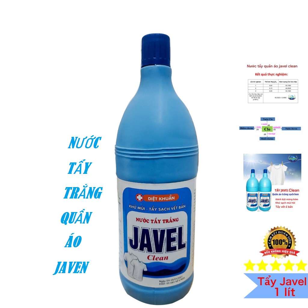 Tẩy Quần Áo Javel 1000ml Mỹ Hảo