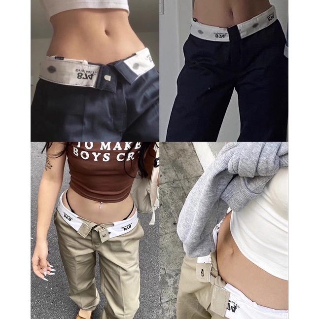 Quần Ống Suông Dickies 874 Cạp Bẻ