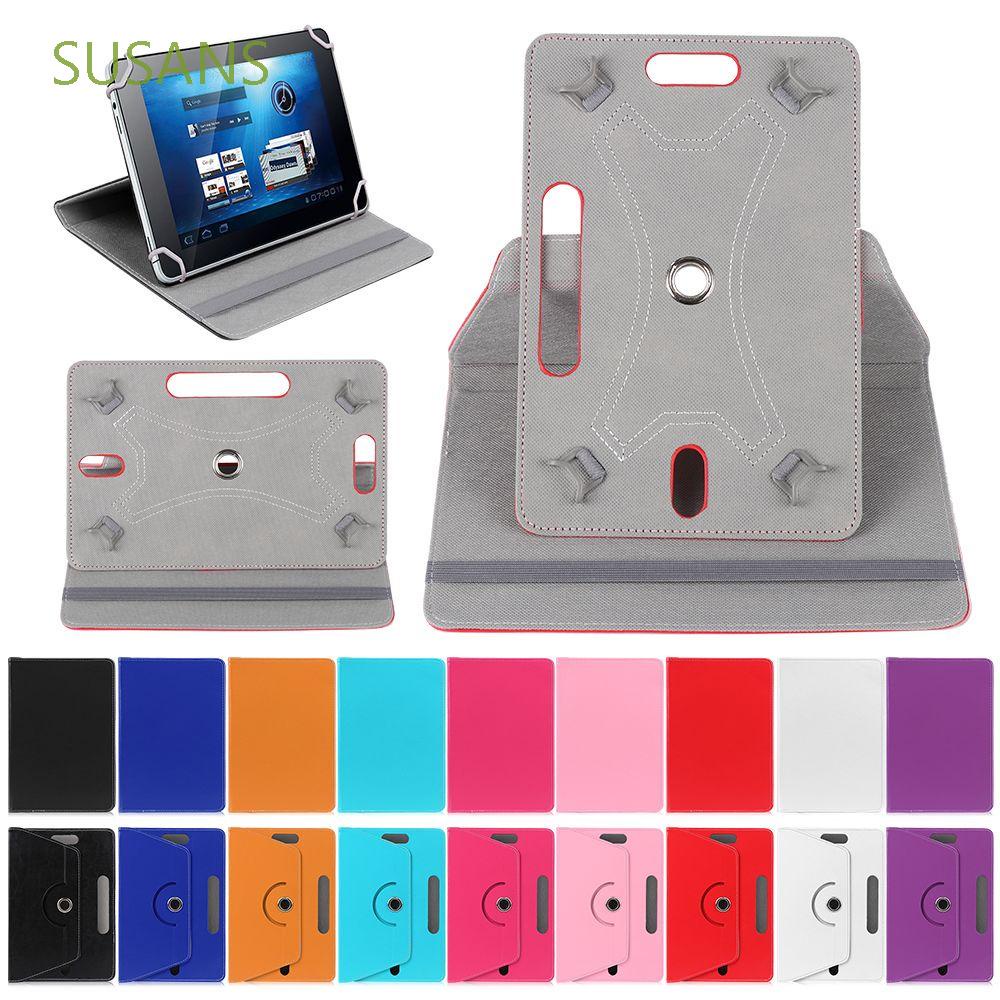 Bao da máy tính bảng PU chống sốc xoay 360 độ chất lượng cao SUSANS 7 8 9 10.1 inch