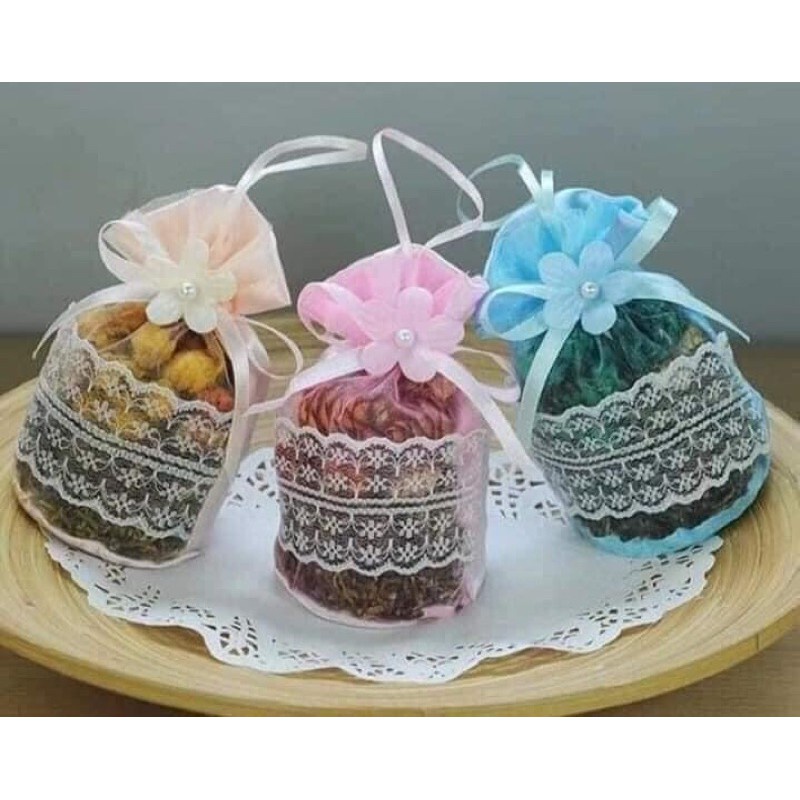 Túi thơm hoa khô treo phòng,treo tủ quân áo,treo xe khử mùi,nấm mốc