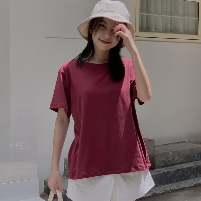 Áo thun trơn cơ bản ngắn tay TKP99 LOLLIE STUDIO