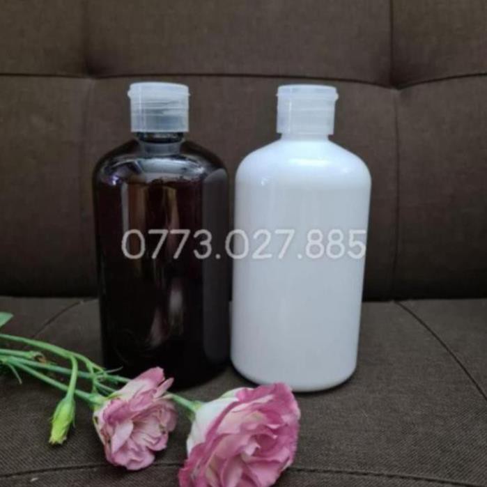 Chai Chiết Mĩ Phẩm ❤ SIÊU RẺ ❤ Chai nhựa pet Nắp Bật 500ml chiết mỹ phẩm , phụ kiện du lịch