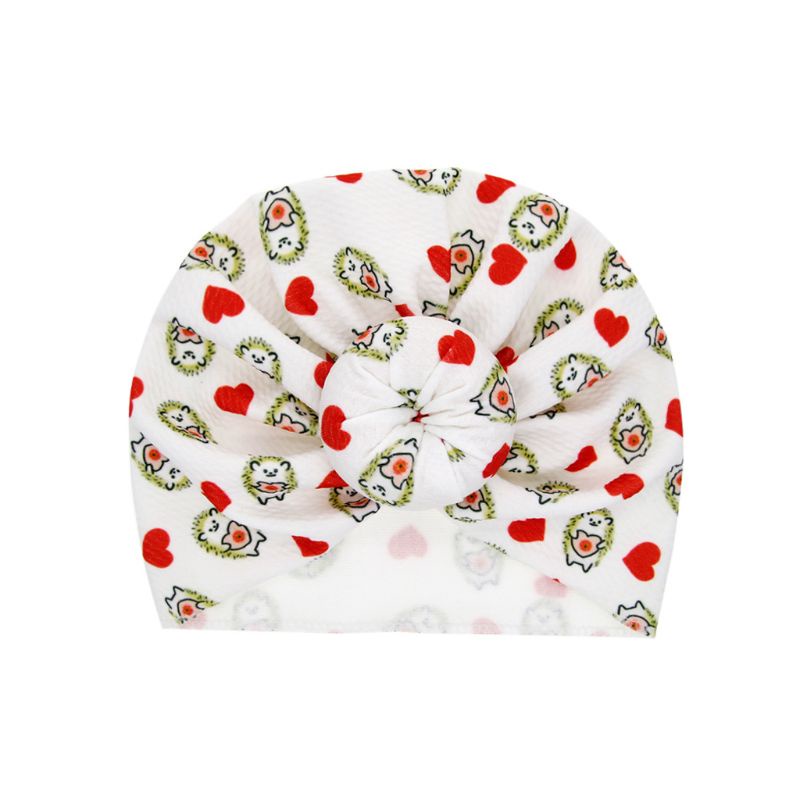 Mũ Bonnet Thoáng Khí In Họa Tiết Hoa Thời Trang Mùa Hè Cho Bé Sơ Sinh