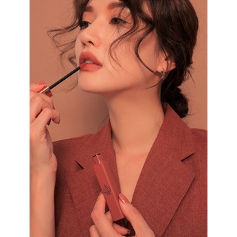 Son kem lì 3CE Cloud Lip Tint màu Active Lady hồng cam đất