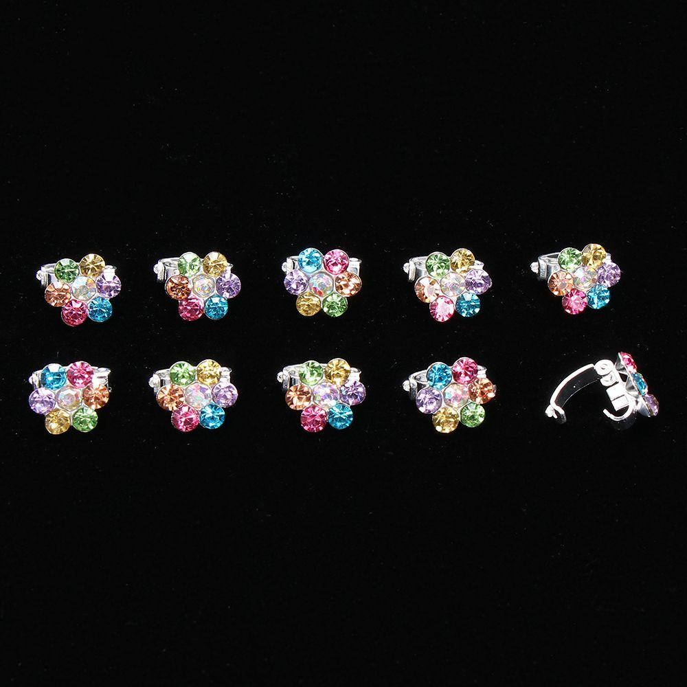 EUTUS Set 10 Kẹp Tóc Hoa Dễ Thương Cho Cô Dâu