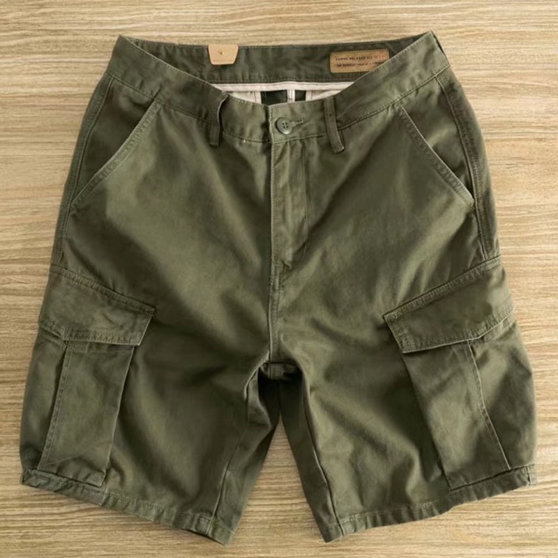 Quần Short Ống Rộng Phong Cách Đường Phố Mùa Hè 3 Màu Tùy Chọn Size S-4XL Cho Nam