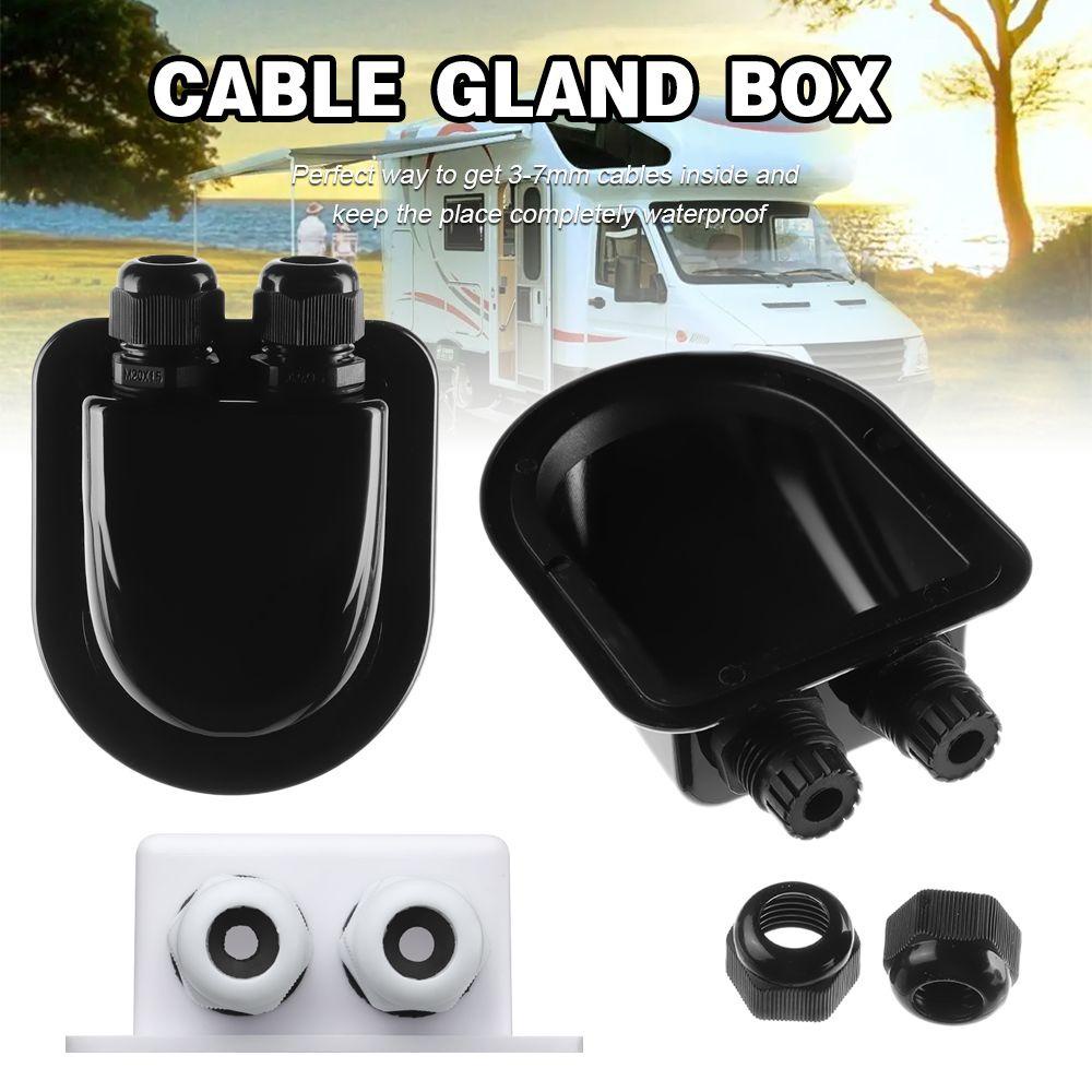 PINEVN Cổng Đôi thuyền Motorhome Camper. Hộp Dây Cáp Gắn Nóc Xe Hơi RV Chuyên Dùng