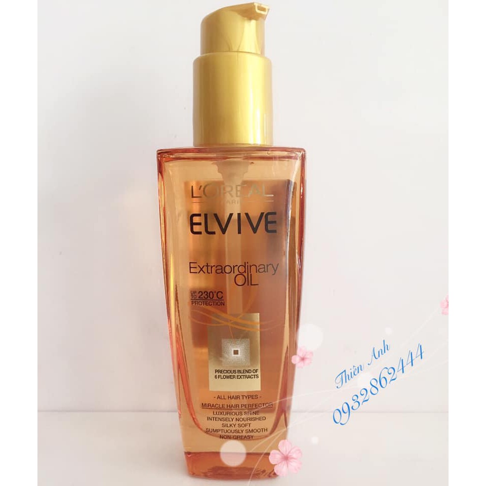 Tinh dầu dưỡng tóc 💥 L'Oreal Elvital Extraordinary Oil