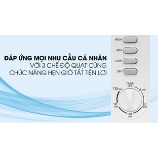 Quạt cây đứng Toshiba F-LSA10(W)VN(Trắng) công nghệ Nhật Bản, hoạt động êm ái