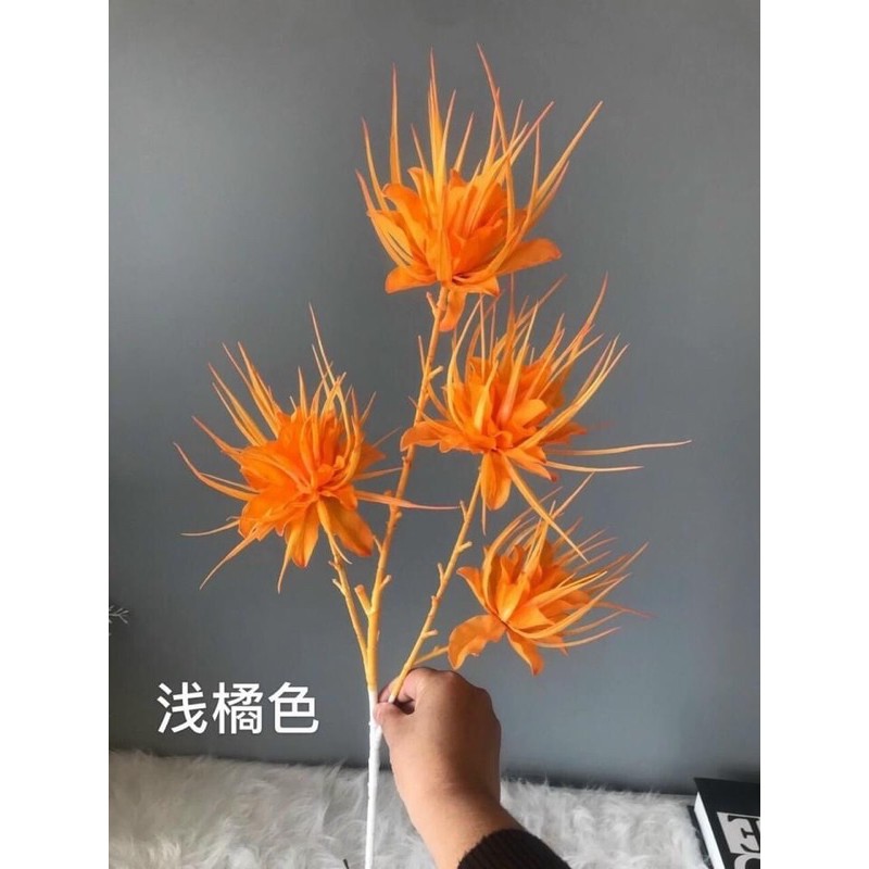 Hoa giả - Hoa Móng Rồng 1 cành 4 bông dài 80 cm cao cấp