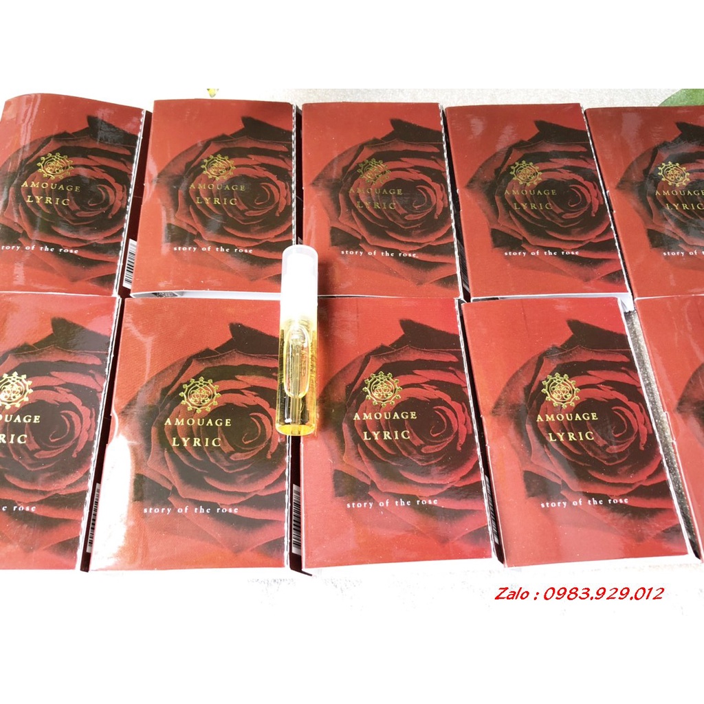 [Vial chính hãng] Nước Hoa Nữ Amouage Lyric