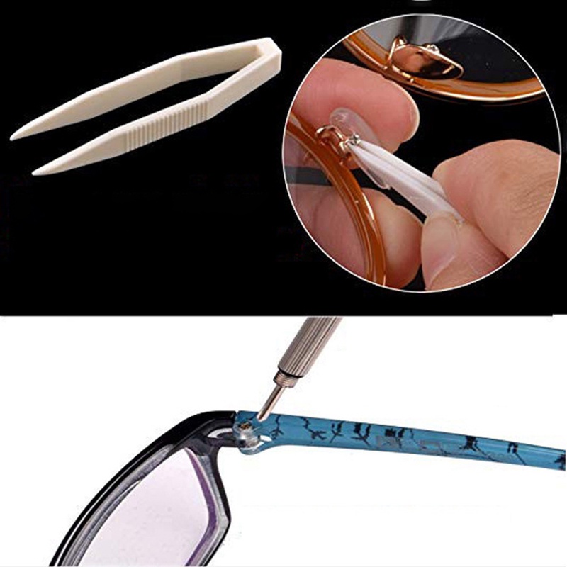 Bộ Dụng Cụ Sửa Chữa Kính Mát Kèm Ốc Vít Và Đệm Mũi Tiện Dụng