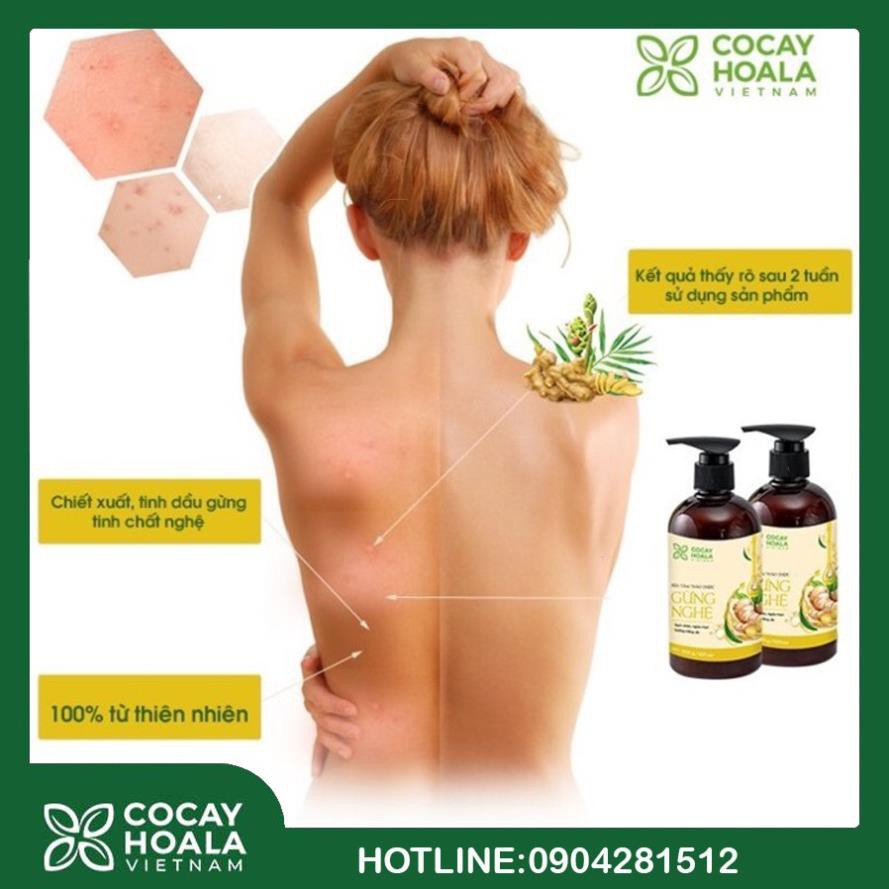 Sữa Tắm Thảo Dược Tinh Dầu Gừng Cocayhoala 300ml | BigBuy360 - bigbuy360.vn