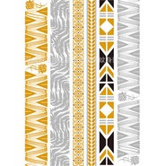 Hình xăm vàng bạc ánh kim, golden hoa văn dán tay, chân tham gia đi lễ hội, rave, music festival biển