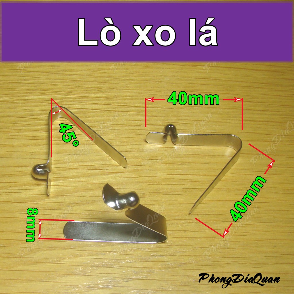 Lò xo lá nối ống, giữ ống