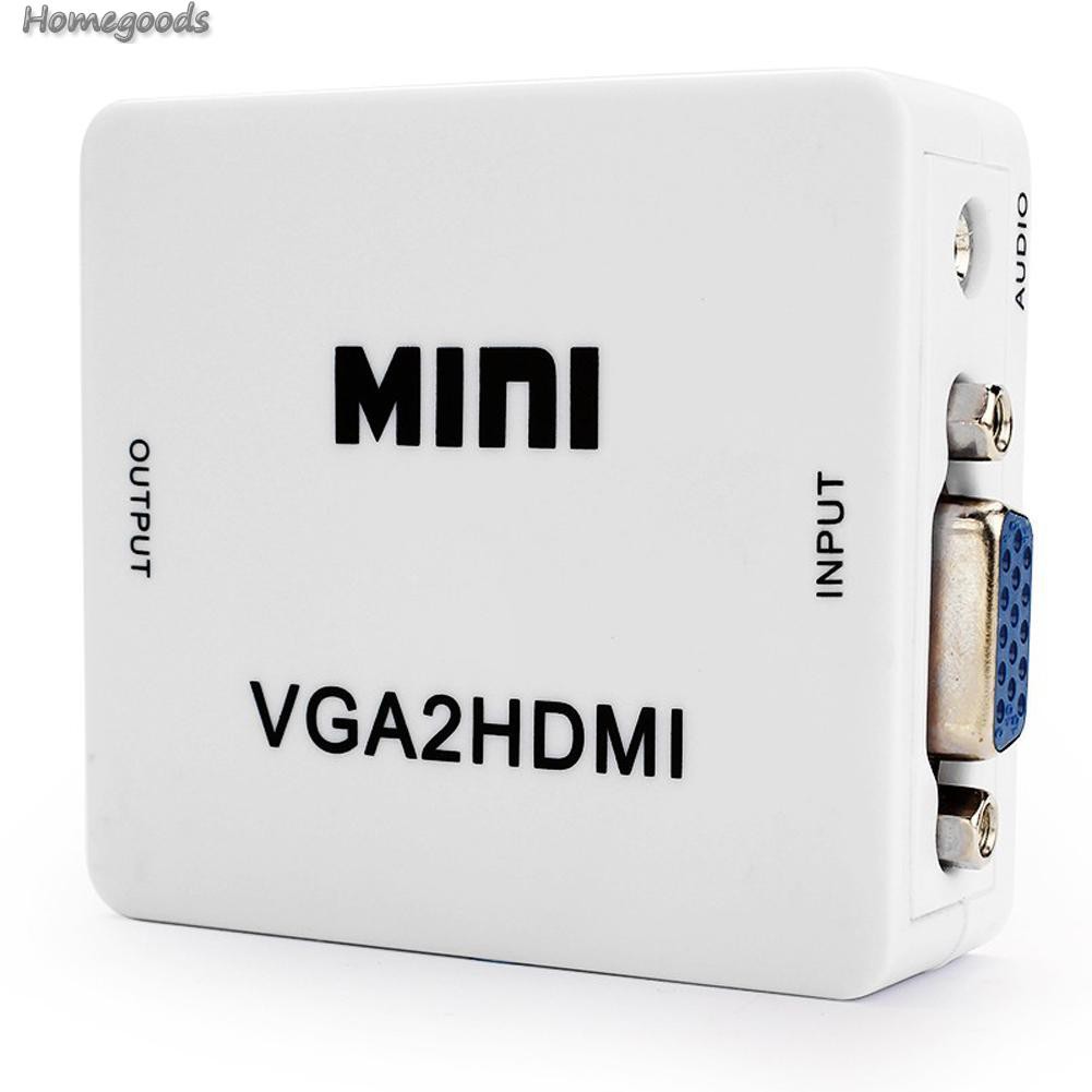 Hộp Chuyển Đổi Mini Hd 1080p Audio Vga Sang Hdmi-Compatible Hd Hdtv Video