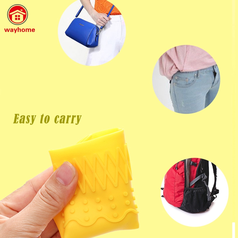 Vỏ bọc giày bằng silicon chống nước tiện dụng khi đi mưa | BigBuy360 - bigbuy360.vn