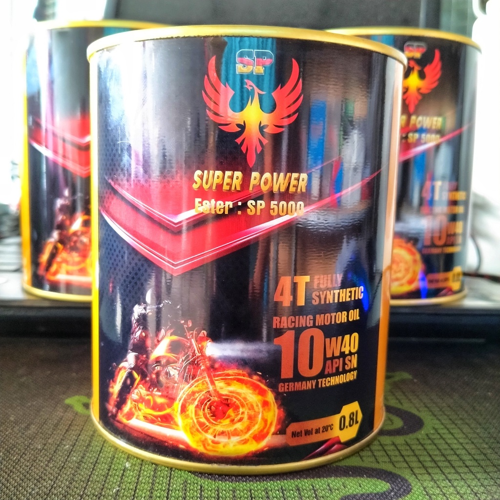 nhớt-SUPER-POWER-0,8l-10W40-APi-SN