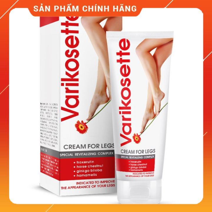 [ CHÍNH HÃNG ] Kem bôi Varikosette 100ml  hỗ trợ điều trị giãn tĩnh mạch của Nga