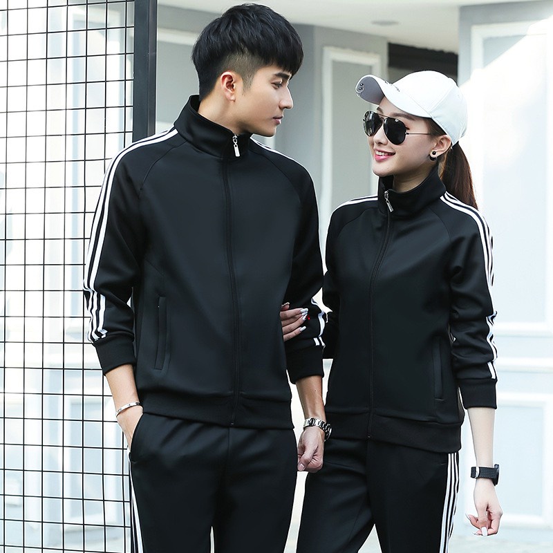 Áo khoác bomber chất dù 3 sọc cánh tay thể thao khóa kéo thời trang nam nữ unisex phong cách Hàn quốc