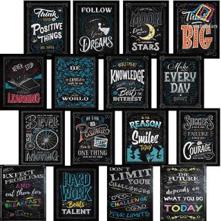 Áp phích dán tường trang trí nội thất in chữ sáng tạo