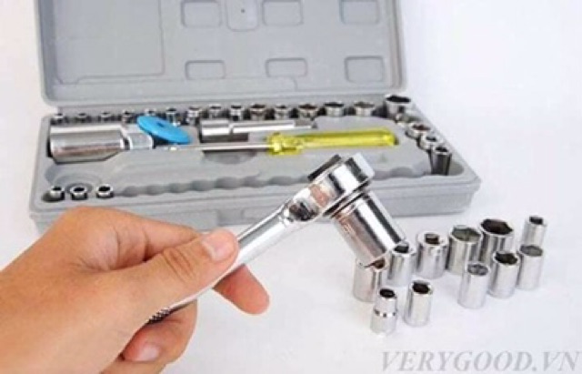 Bộ khấu mở ốc 40 chi tiết siêu tiện dụng