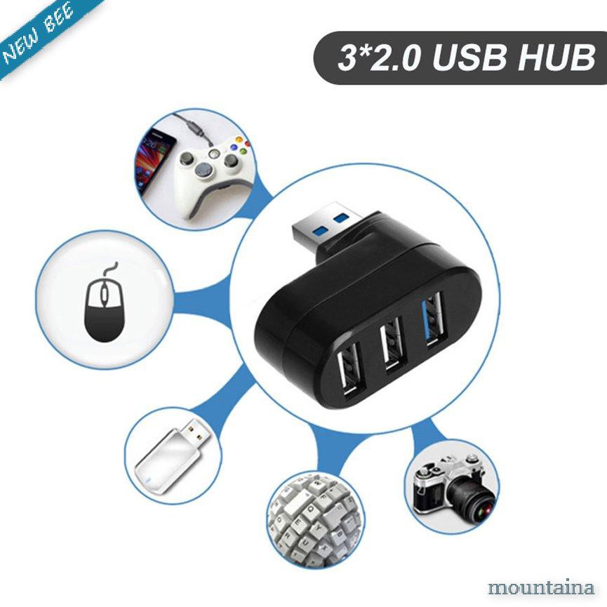 Bộ Chia 3 / 6 Cổng Usb Hub Hab 1 Đầu Đọc Usb 3.0 Cho Pc Laptop