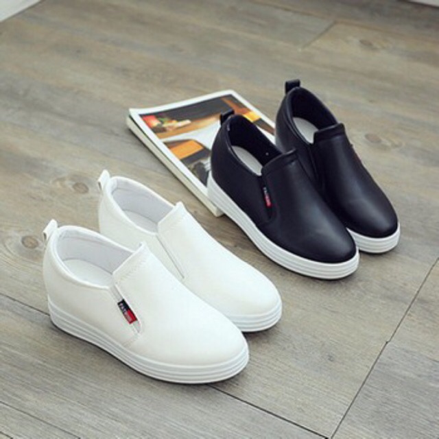 Giày Slip on độn đế cao cấp. Hàng SHOP nhập khẩu tuyển loại 1