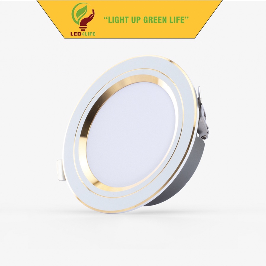 Đèn LED âm trần downlight đổi màu Rạng Đông 10W Model: AT20 ĐM 90/8W 90/10W 110/10W 110/12W
