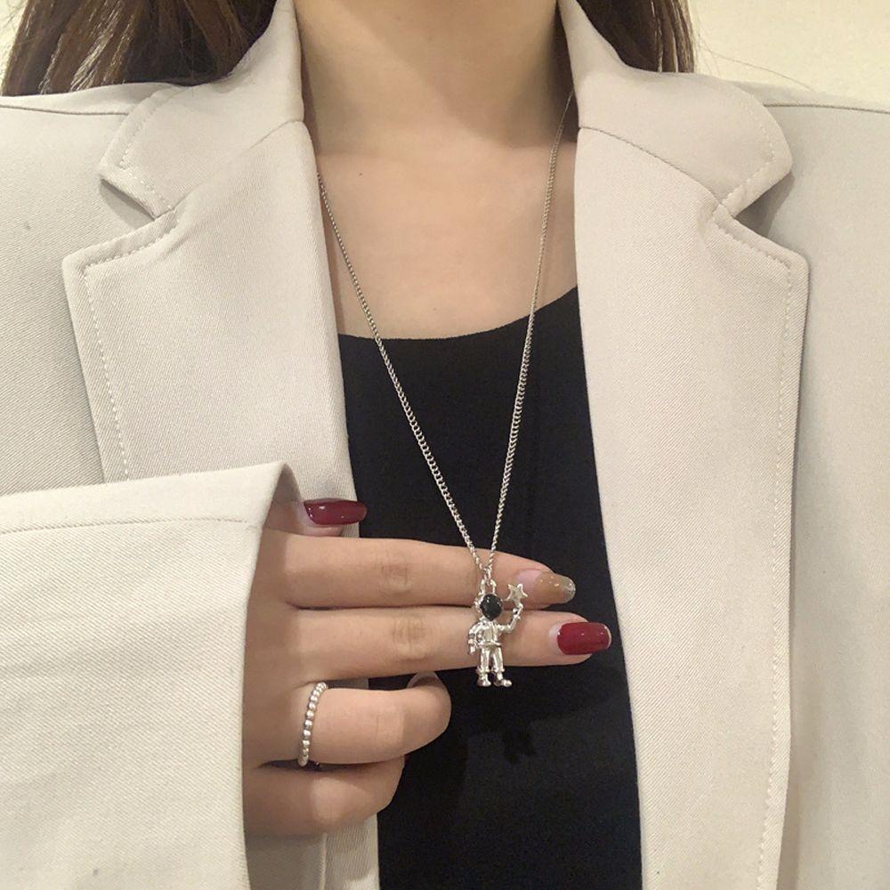 Vòng cổ Dày Mặt Hình Mắt Kính Phi Hành Gia VANES1 Thời Trang Dành Cho Cặp Đôi