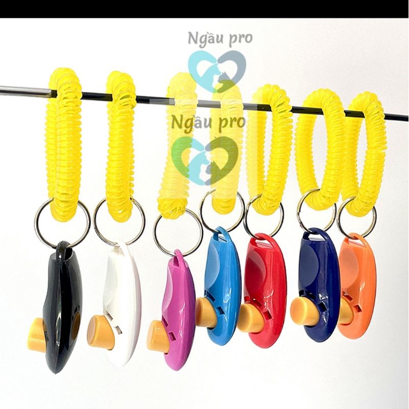 CLICKER Huấn Luyện Chó Phát Âm Thanh Kêu Tách - Dụng Cụ CLICKER Dạy Chó Chuyên Nghiệp Ngaupet