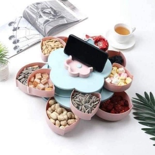 Khay mứt xoay 2 tầng, 1 tầng