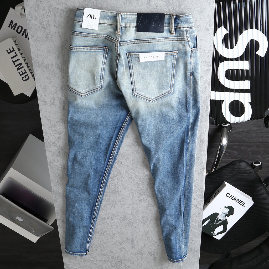 [Giá Huỷ Diệt] QUẦN JEAN NAM ZARA MEN RÁCH XƯỚC Skinny hàng xuất xịn Cao Cấp Co giãn