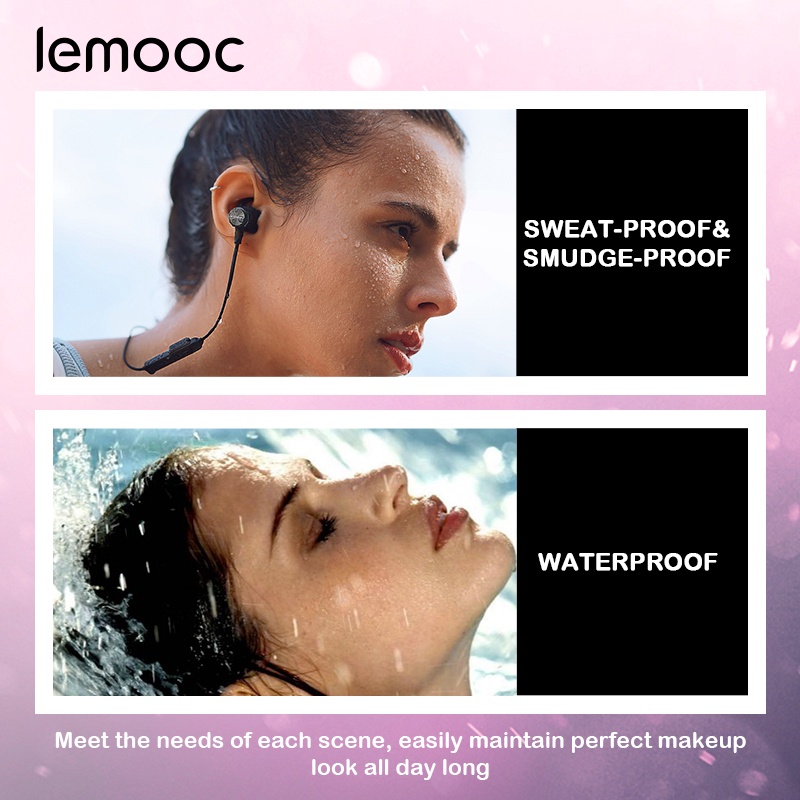 [Hàng mới về] Kem gel kẻ lông mày LEMOOC dạng lỏng chống thấm nước lâu trôi dành cho trang điểm