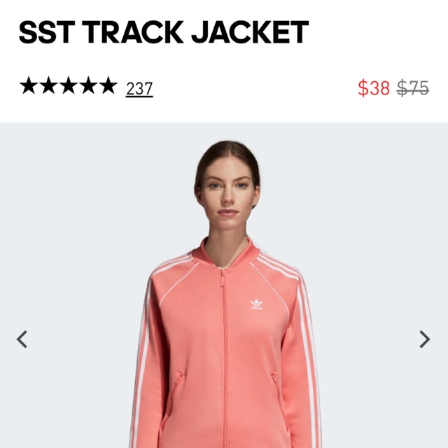 Pass áo khoác Adidas SST TRACK JACKET