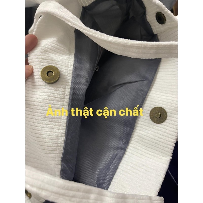 Túi tote phong cách tiểu thư Hàn dễ thương