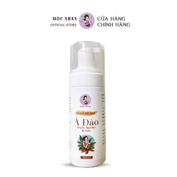 Sữa rửa mặt nghệ, cho da dầu, mụn, nhạy cảm, dưỡng sáng, mờ thâm MỘC NHAN 150ml