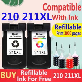 Hộp mực canon pg210 cl211 210xl 211xl cho canon mp240 ip2700 ip2702 mx330 mp270 mp480 mp490 mx340 mx350