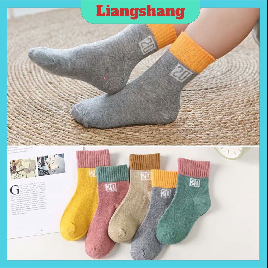 Tất trẻ em 🍁FREESHIP🍁 Combo 10 đôi tất trẻ con số 20.