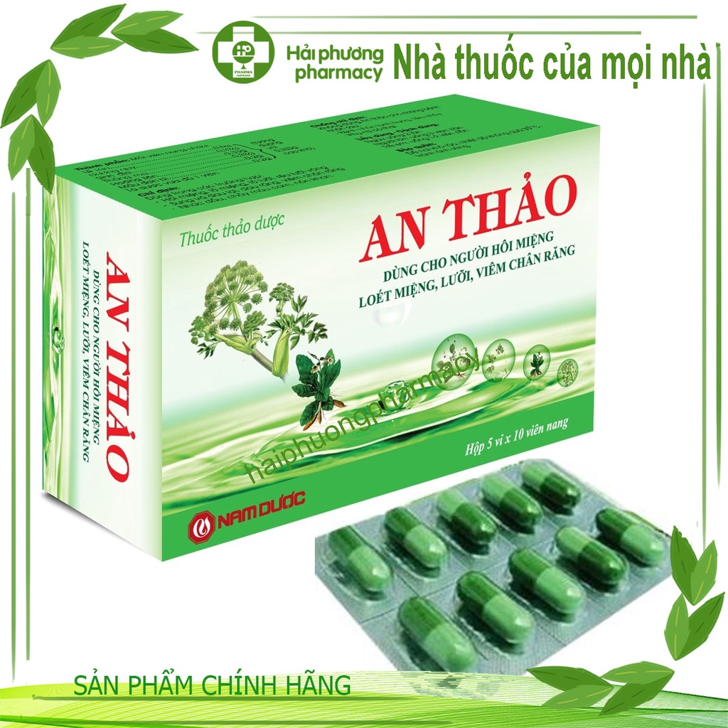 An Thảo - Hỗ Trợ Hôi Miệng, Loét Miệng, Lưỡi ,Viêm Chân Răng