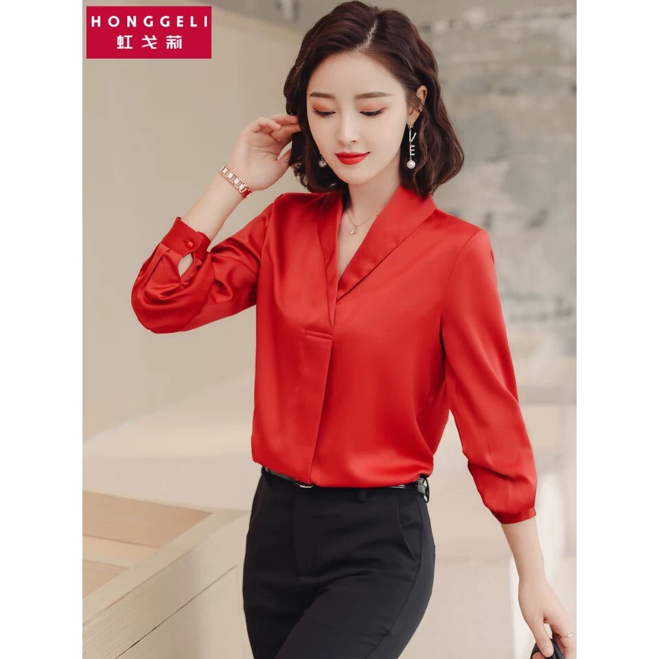 (Top bán chạy ) Áo sơ mi công sở tay dài - sang trọng - quý phái mẫu mới nhất 2019