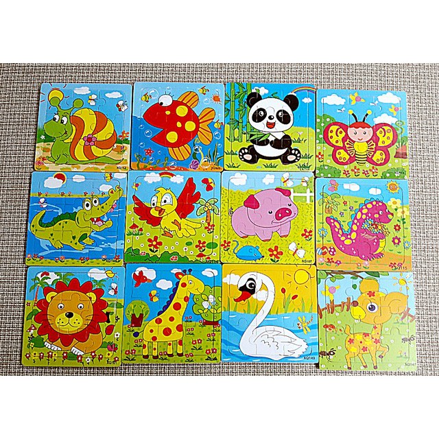 Puzzle ghép hình gỗ 9 miếng /9 MẢNH