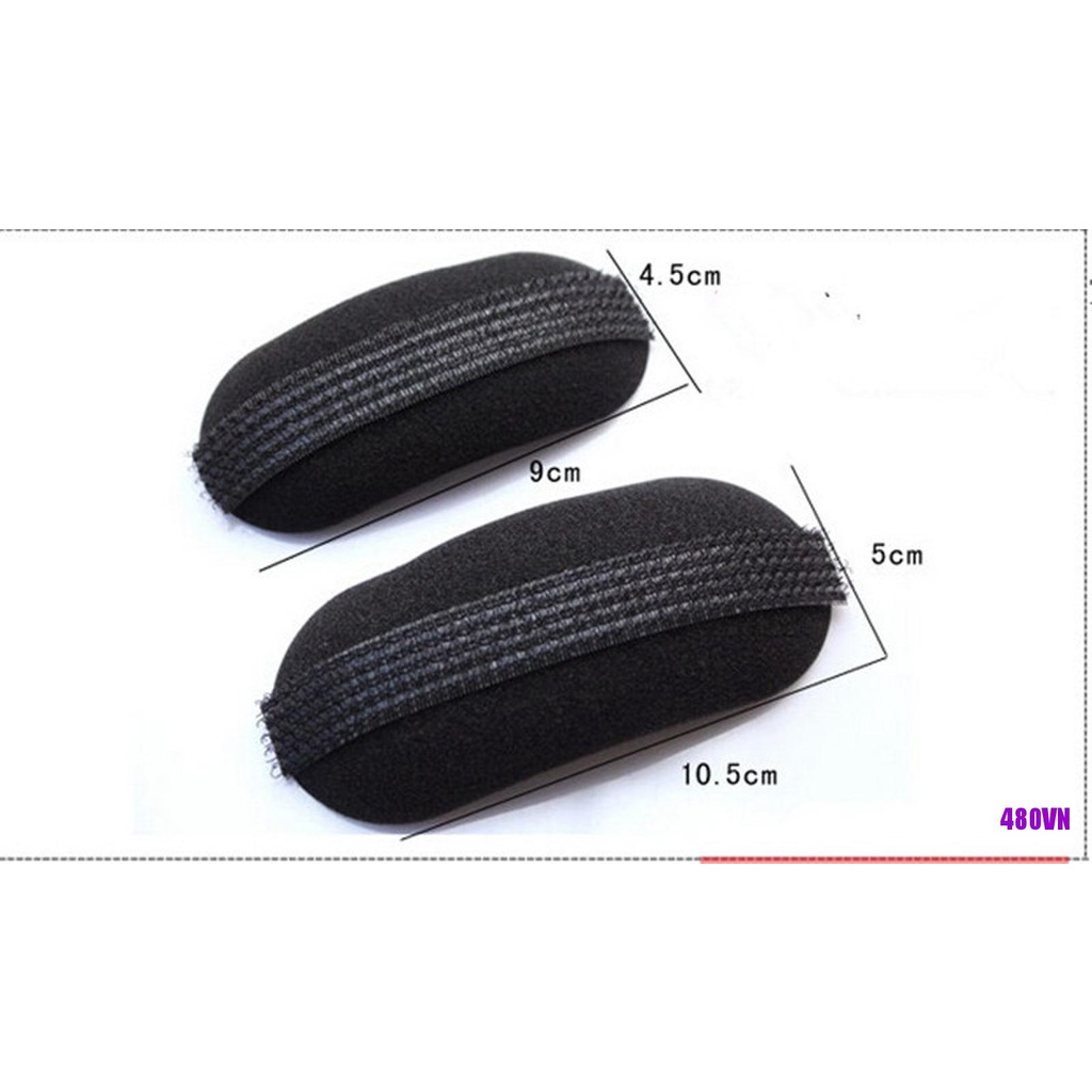 Set 2 Mút Xốp Đệm Nâng Tóc Tạo Kiểu Tiện Lợi