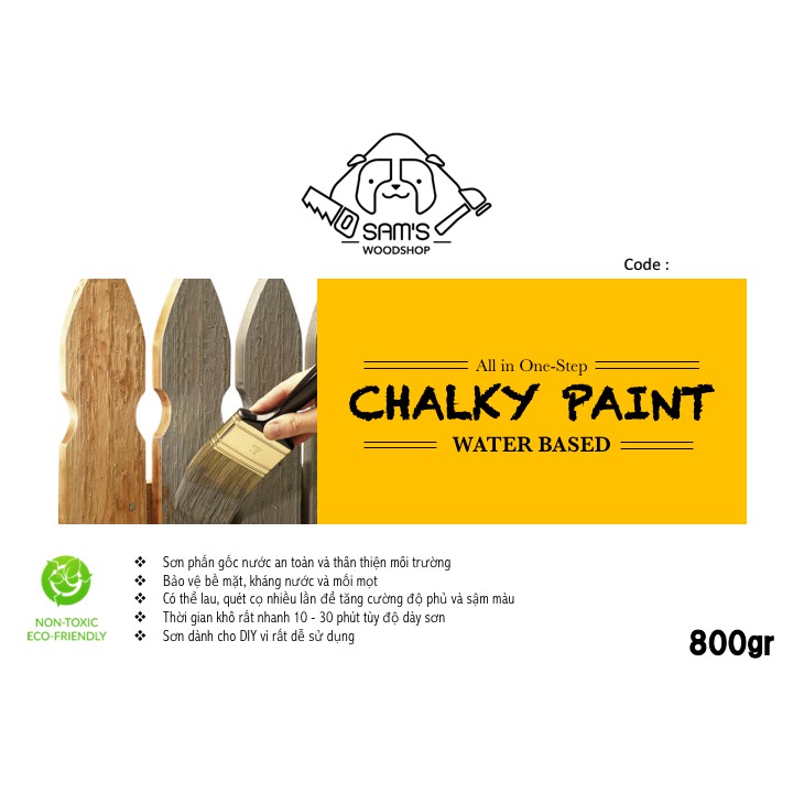 Chalky Paint Finish - Sơn Phấn