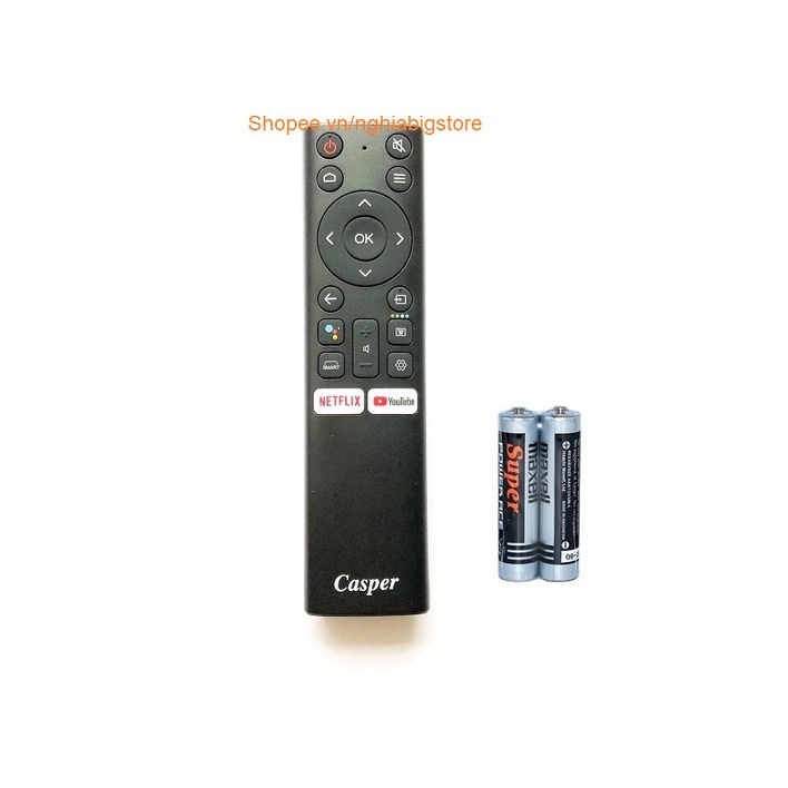 [HCM]Remote Điều Khiển Tivi Casper Giọng Nói, Smart TV, TV Thông Minh Voice Control