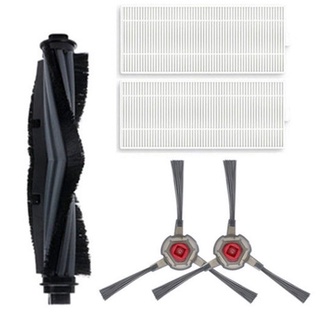 Bộ Bàn Chải Chính + Màng Lọc + Bàn Chải Bên Cho Máy Hút Bụi Ecovacs Deebot N9 N9 + Robotic